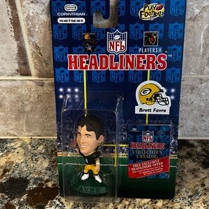Headliners NFL Green Bay Packers Brett Favre Bobblehead NIB